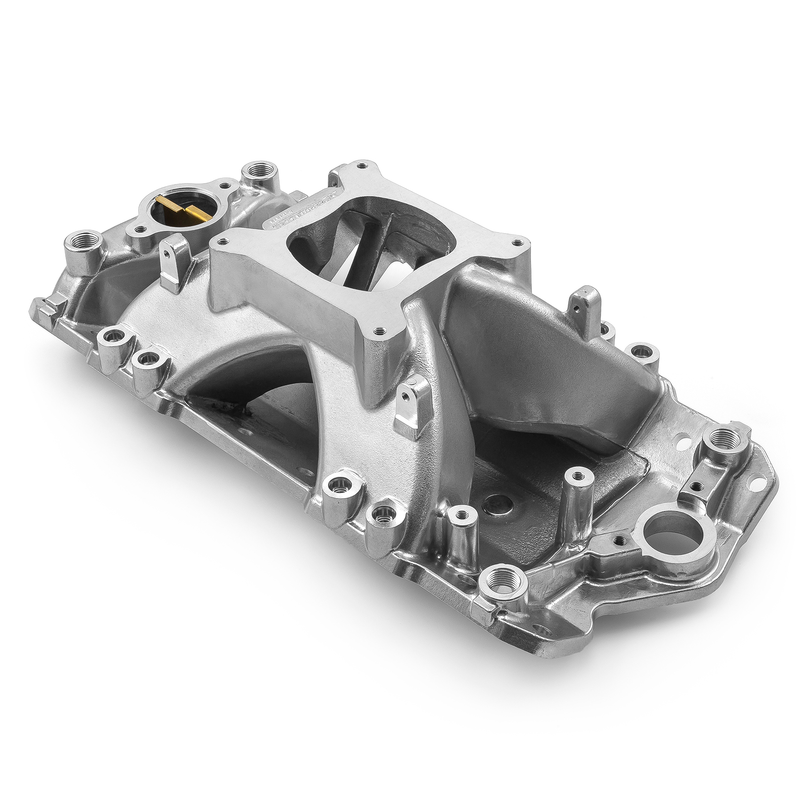 Speedmaster® 1-147-083 Chevy SBC 350 EFI 1957-95 Inj Ports HiRise Aluminum Intake Manifold [Polished]