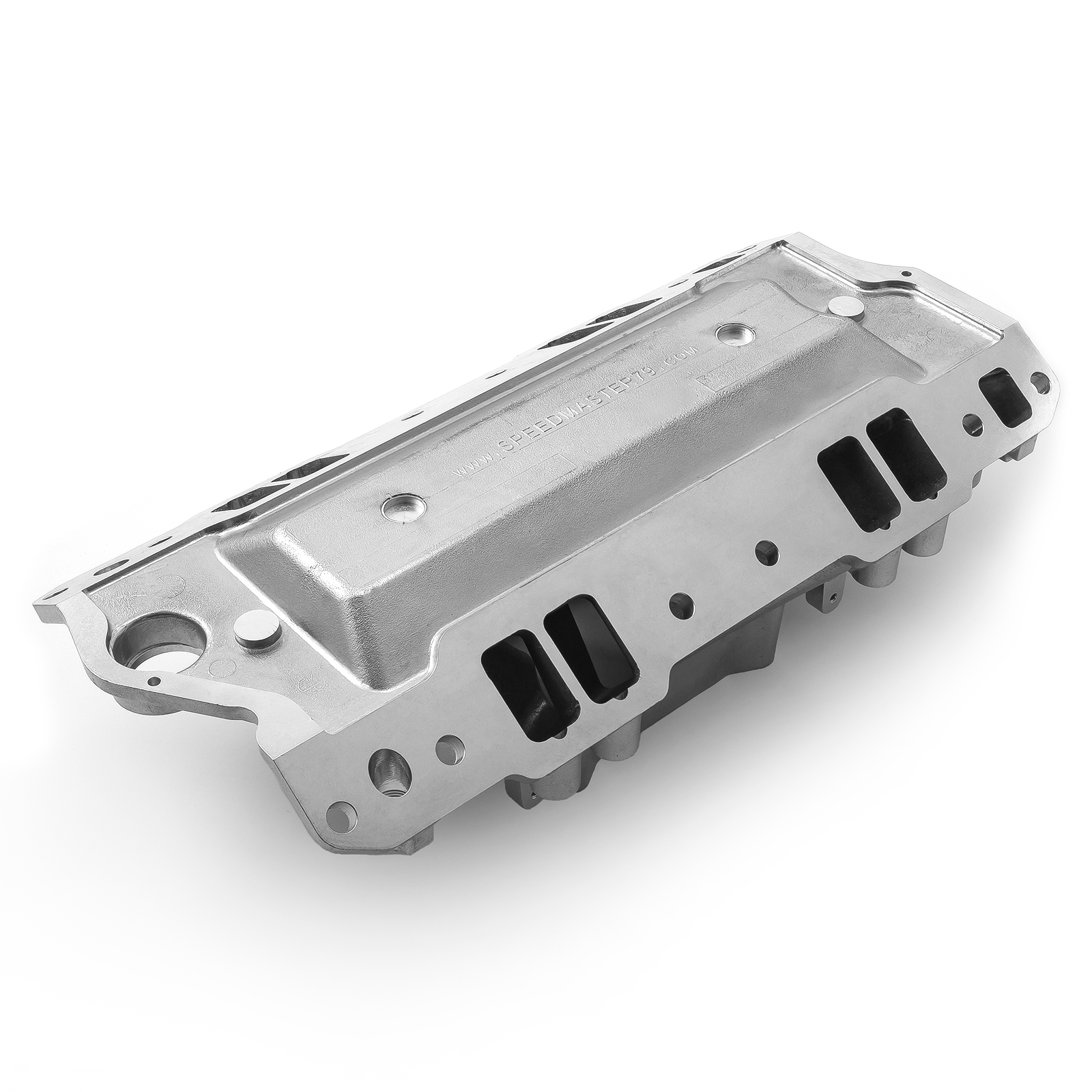 Speedmaster® 1-147-083 Chevy SBC 350 EFI 1957-95 Inj Ports HiRise Aluminum Intake Manifold [Polished]