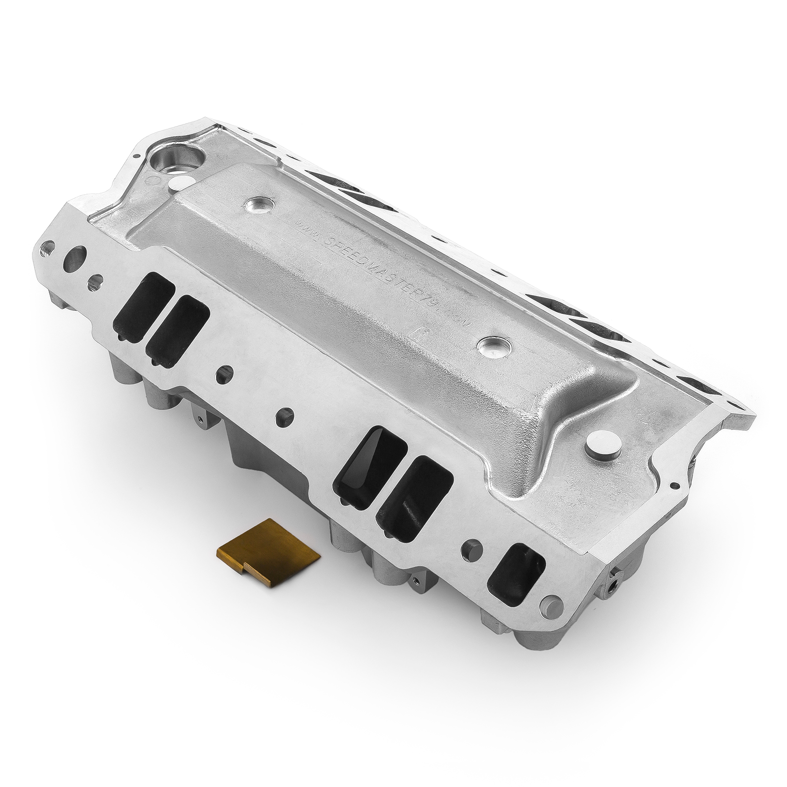 Speedmaster® 1-147-083 Chevy SBC 350 EFI 1957-95 Inj Ports HiRise Aluminum Intake Manifold [Polished]
