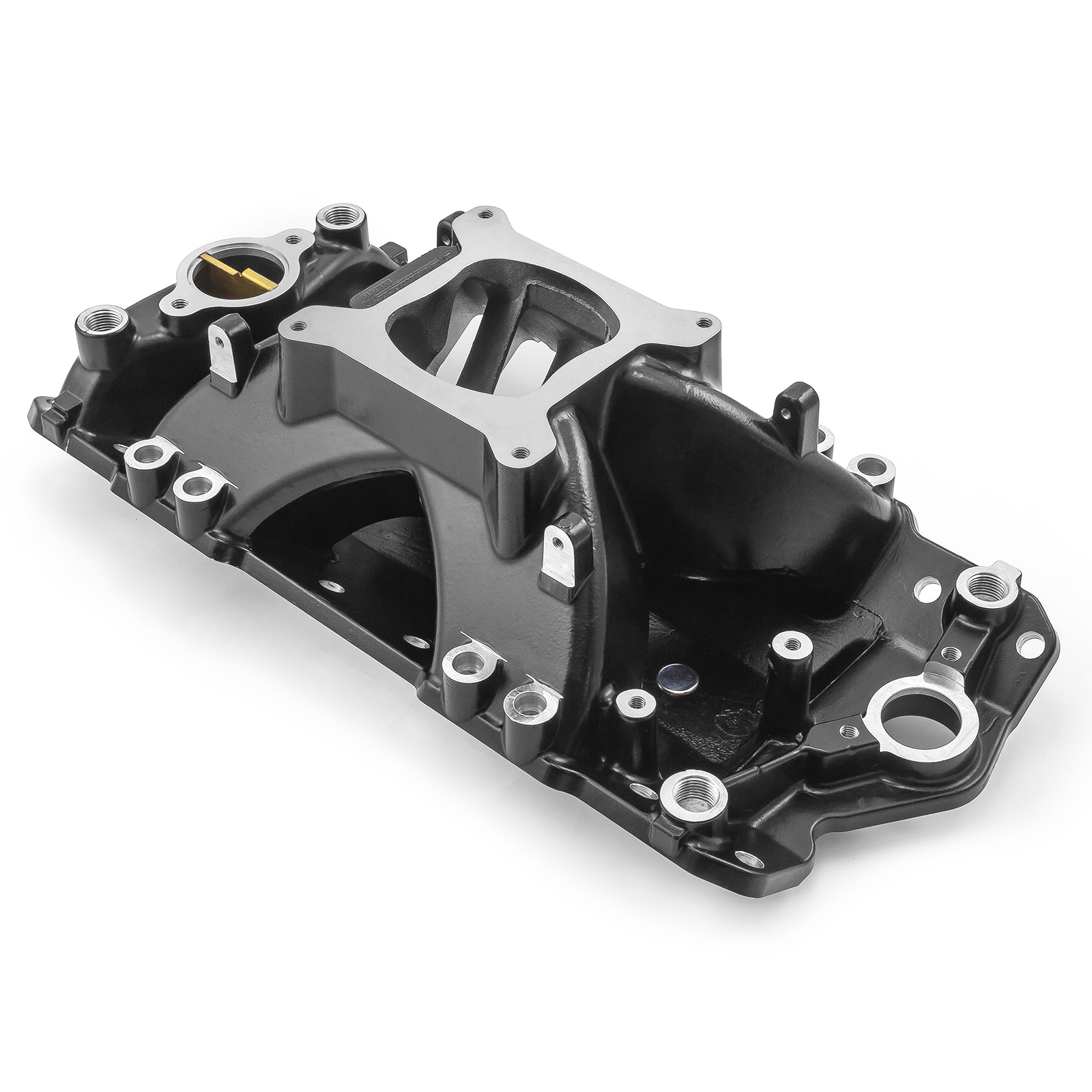 Speedmaster® 1-147-084 Chevy SBC 350 EFI 1957-95 Inj Ports HiRise Aluminum Intake Manifold [Black]