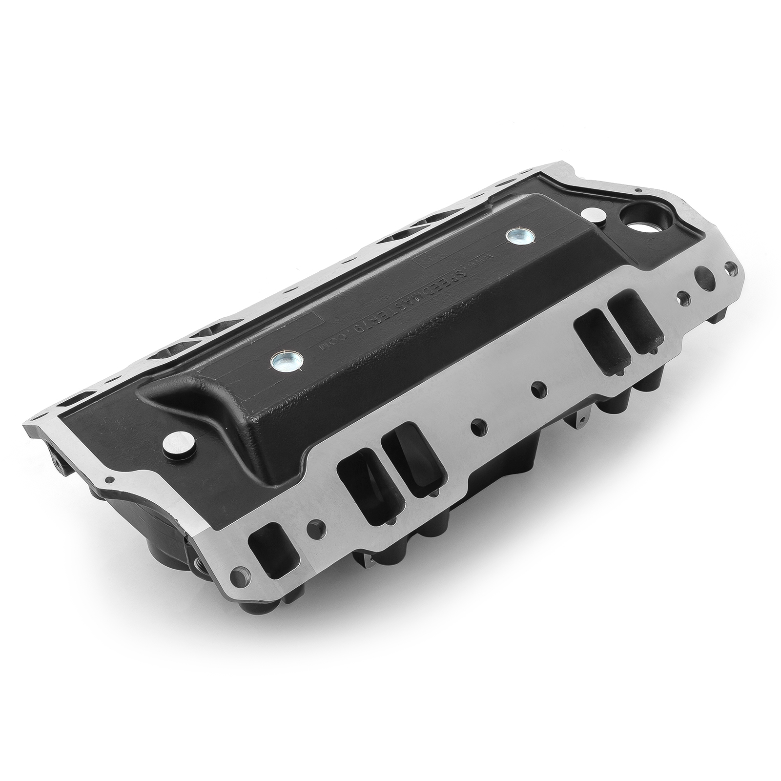 Speedmaster® 1-147-084 Chevy SBC 350 EFI 1957-95 Inj Ports HiRise Aluminum Intake Manifold [Black]