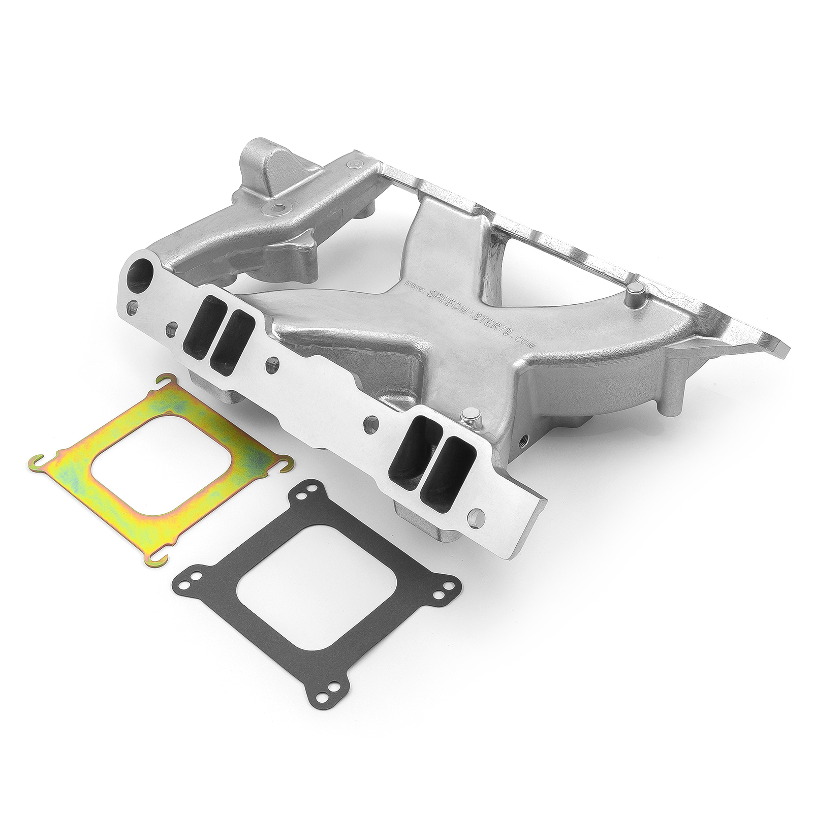 Speedmaster® 1-147-092 Pontiac 326 350 389 400 421 428 455 HiRise Aluminum Intake Manifold [Polished]