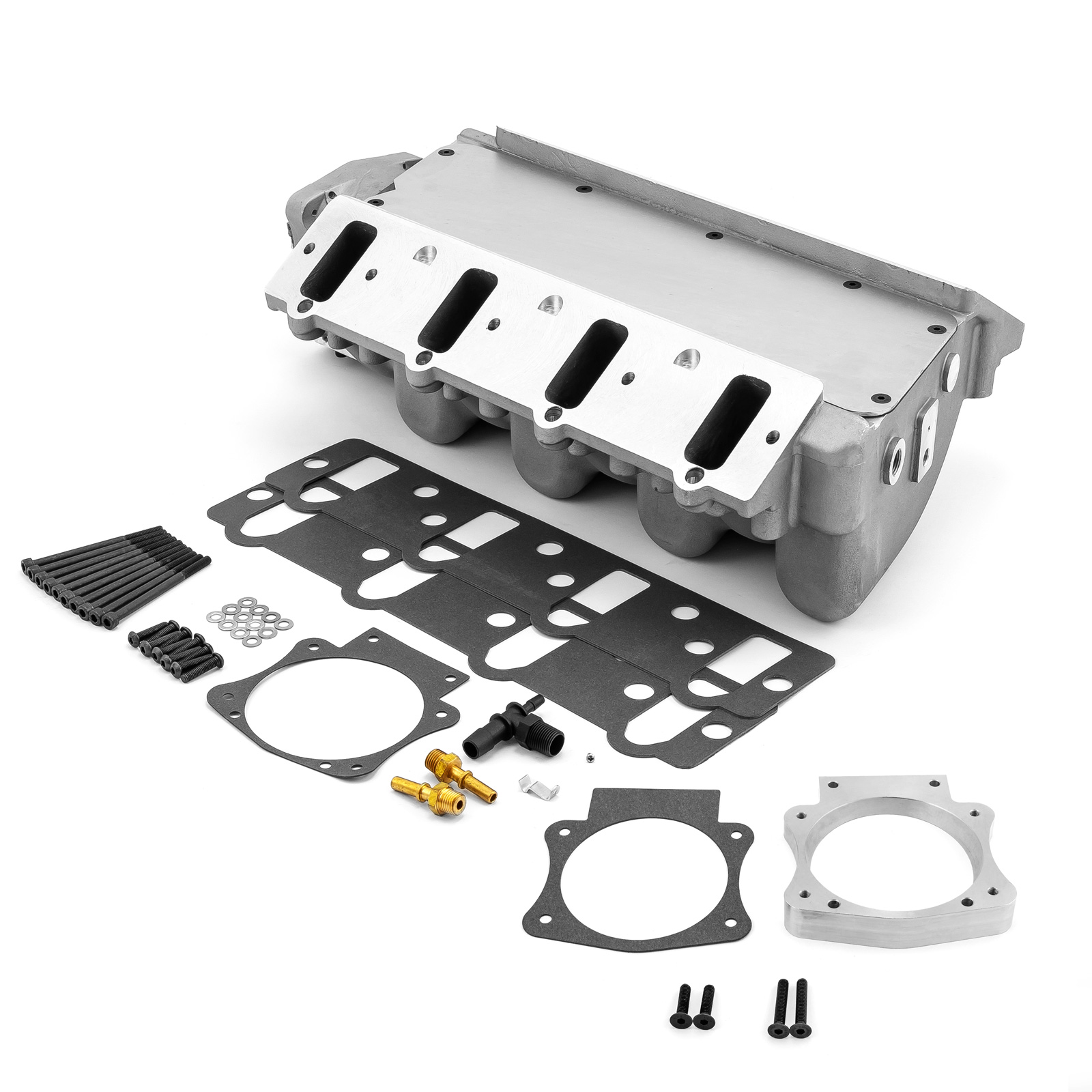 Speedmaster® 1-148-038 Chevy LS2 EFI 96mm 4 Bolt Ram Air Intake Manifold [Satin]