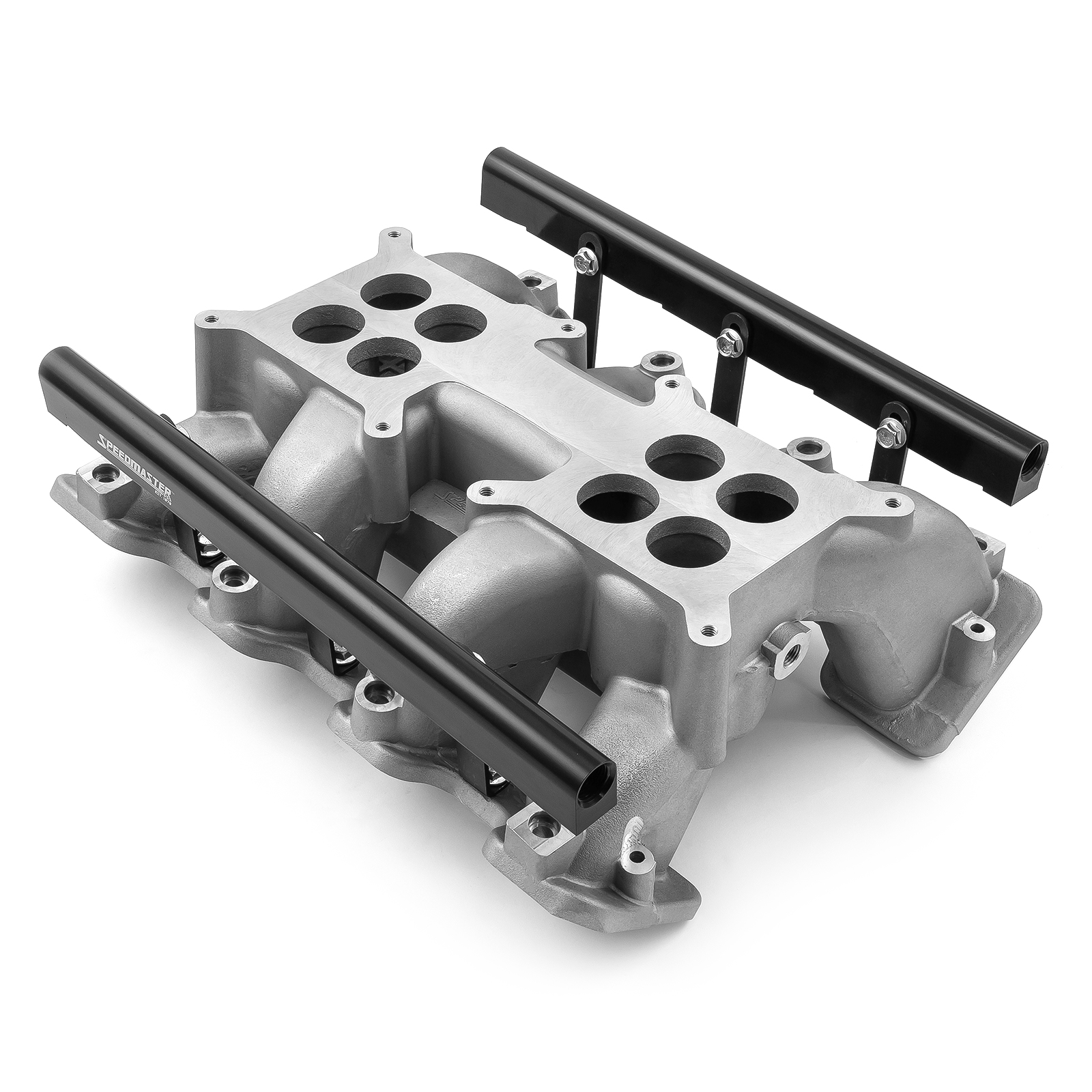 Speedmaster® 1-148-053-01 Chevy GM LS1 LS2 LS6 2x4-Barrel Dual Plane Fuel Injected Intake Manifold Satin