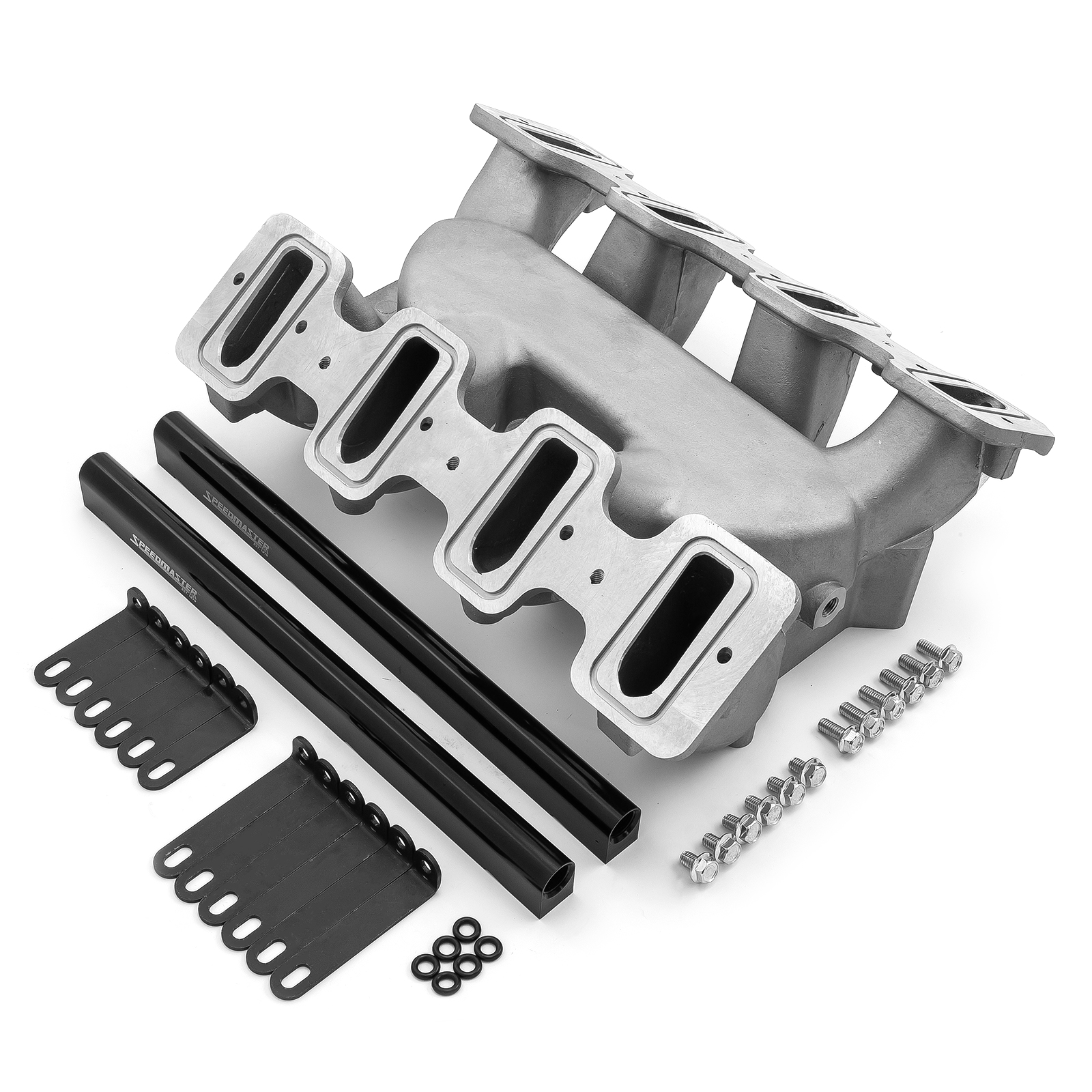 Speedmaster® 1-148-053-01 Chevy GM LS1 LS2 LS6 2x4-Barrel Dual Plane Fuel Injected Intake Manifold Satin