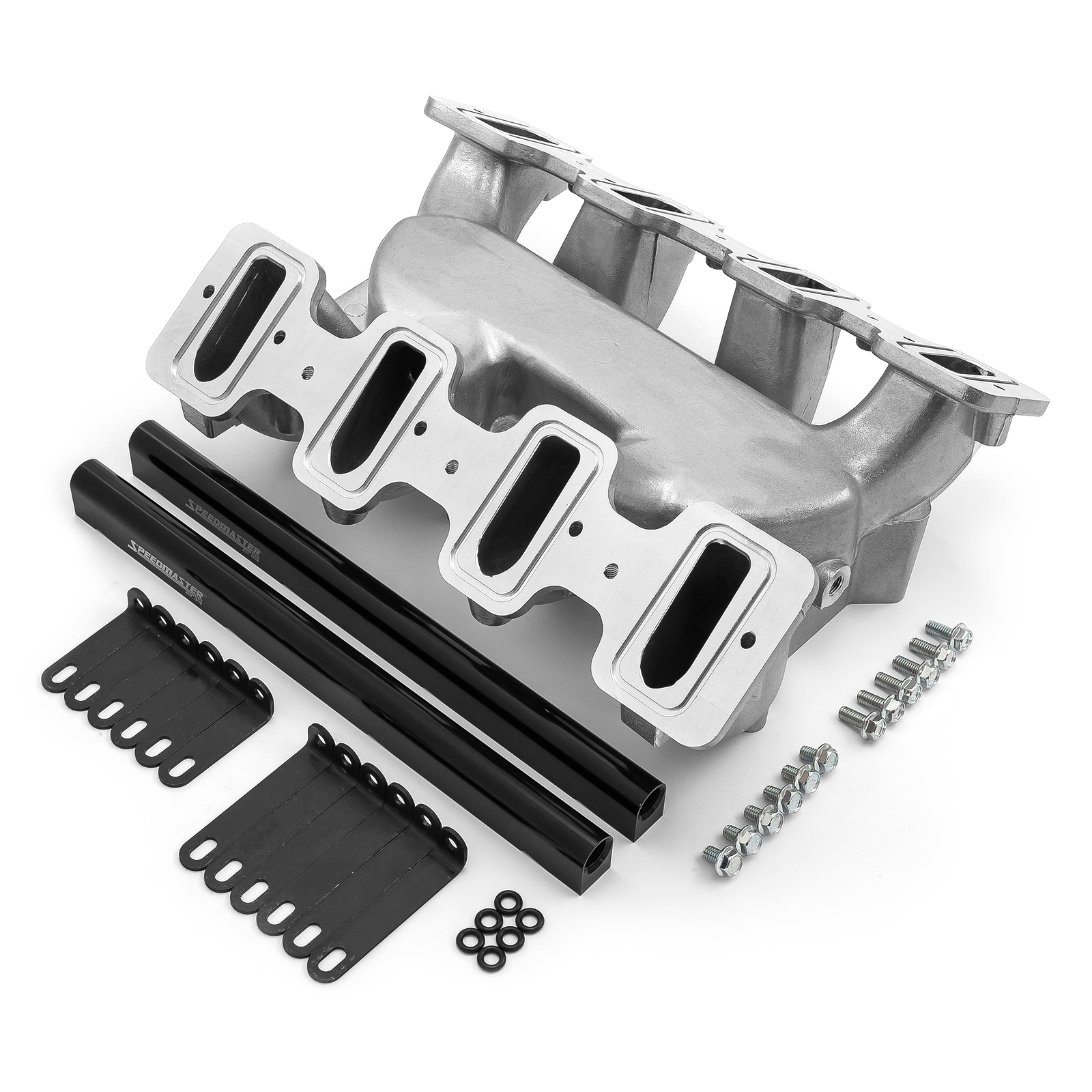 Speedmaster® 1-148-053-02 Chevy GM LS1 LS2 2x4-Barrel Dual Plane Fuel Injected Intake Manifold Polished