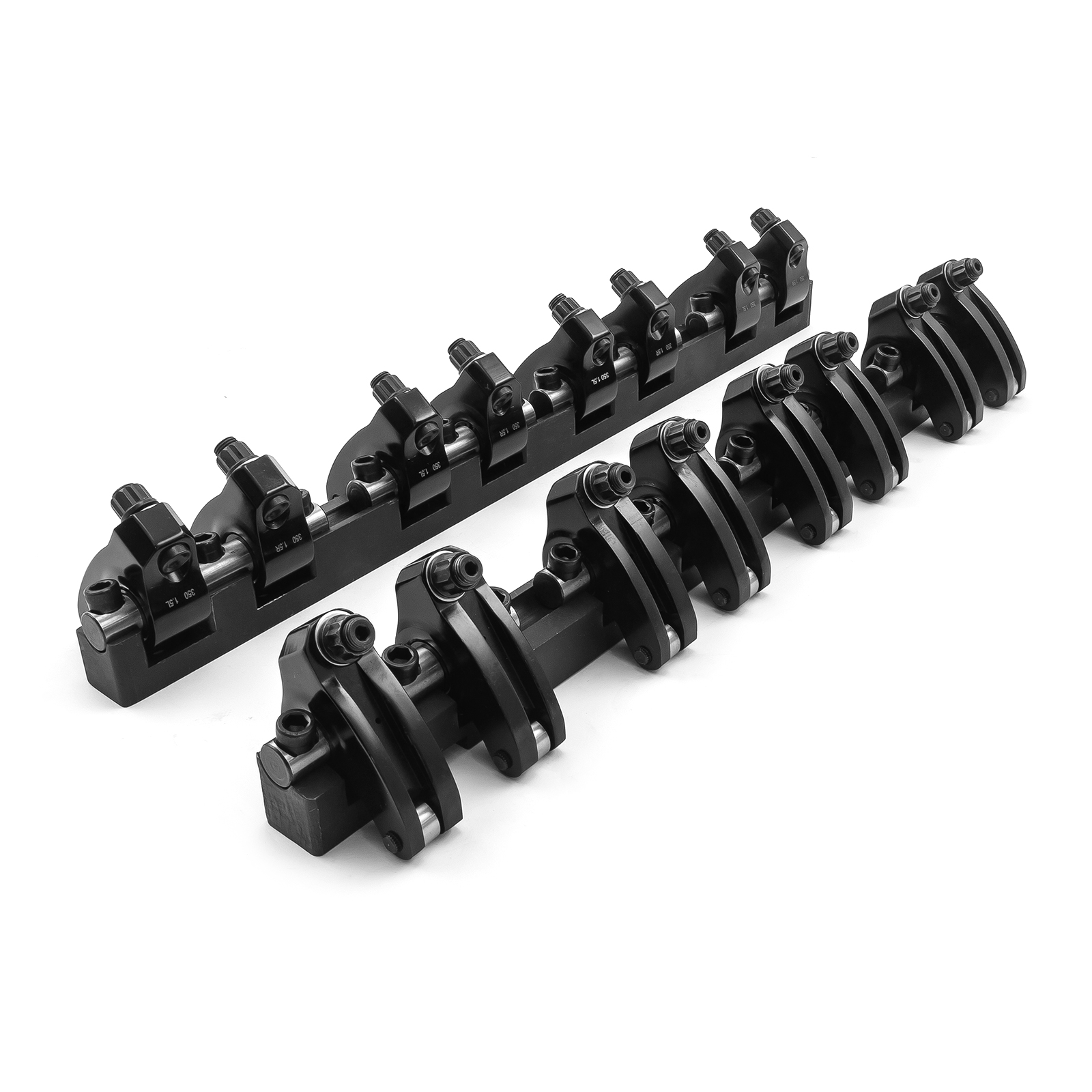 Speedmaster® 1-261-017 Chevy SBC 350 Shaft 1.5 Ratio DNA® Aluminum Roller Rocker Arms Set