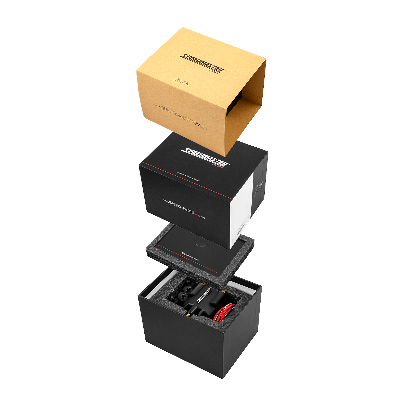 Speedmaster® 1-382-001 El Rayo DNA® - 12V HVC High Output External Male E-Core Ignition Coil