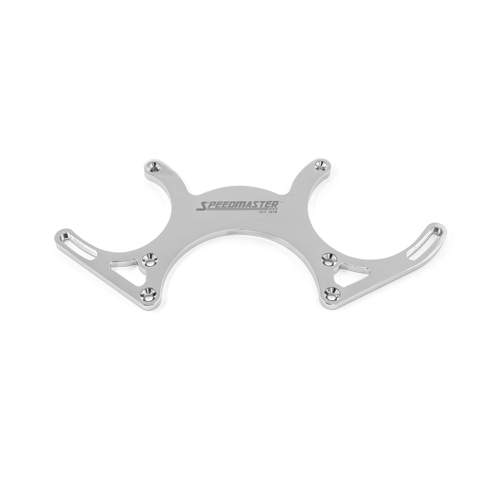 Speedmaster® 1-415-001-01 Chevy SBC 350 Aluminum Complete Serpentine Engine Pulley Kit [Polished]